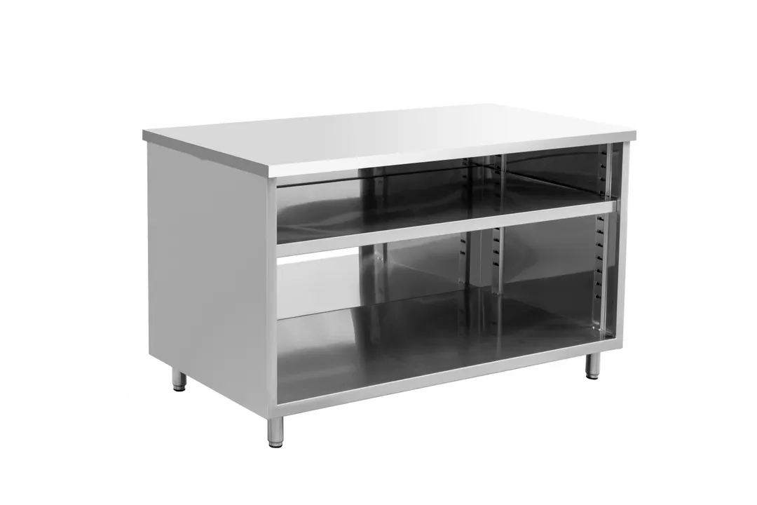 Hubert 29745 Stainless Steel Top 54" - 62" Work Table