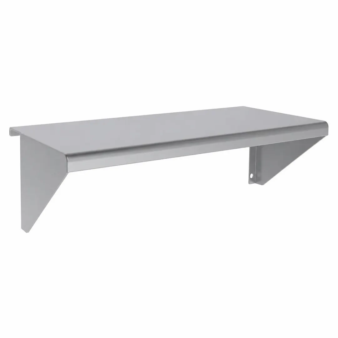 Vulcan PLTRAIL-48 Plate Shelf, Plate Rail, 48" Wide x 10-5/8" Deep, Stainless Steel Construction