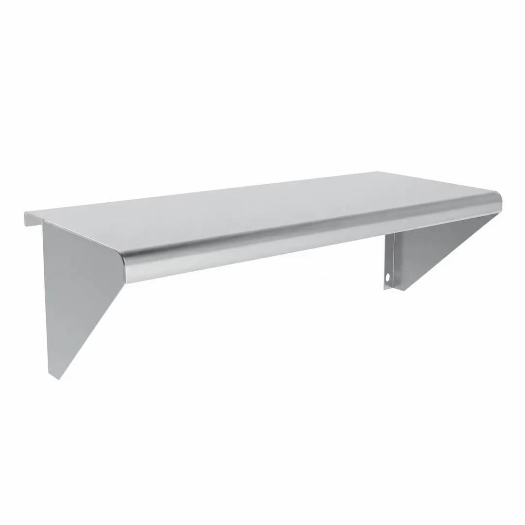 Vulcan PLTRAIL-ACB36 Plate Shelf, Plate Rail, 36" Wide x 10-5/8" Deep, Stainless Steel Finish