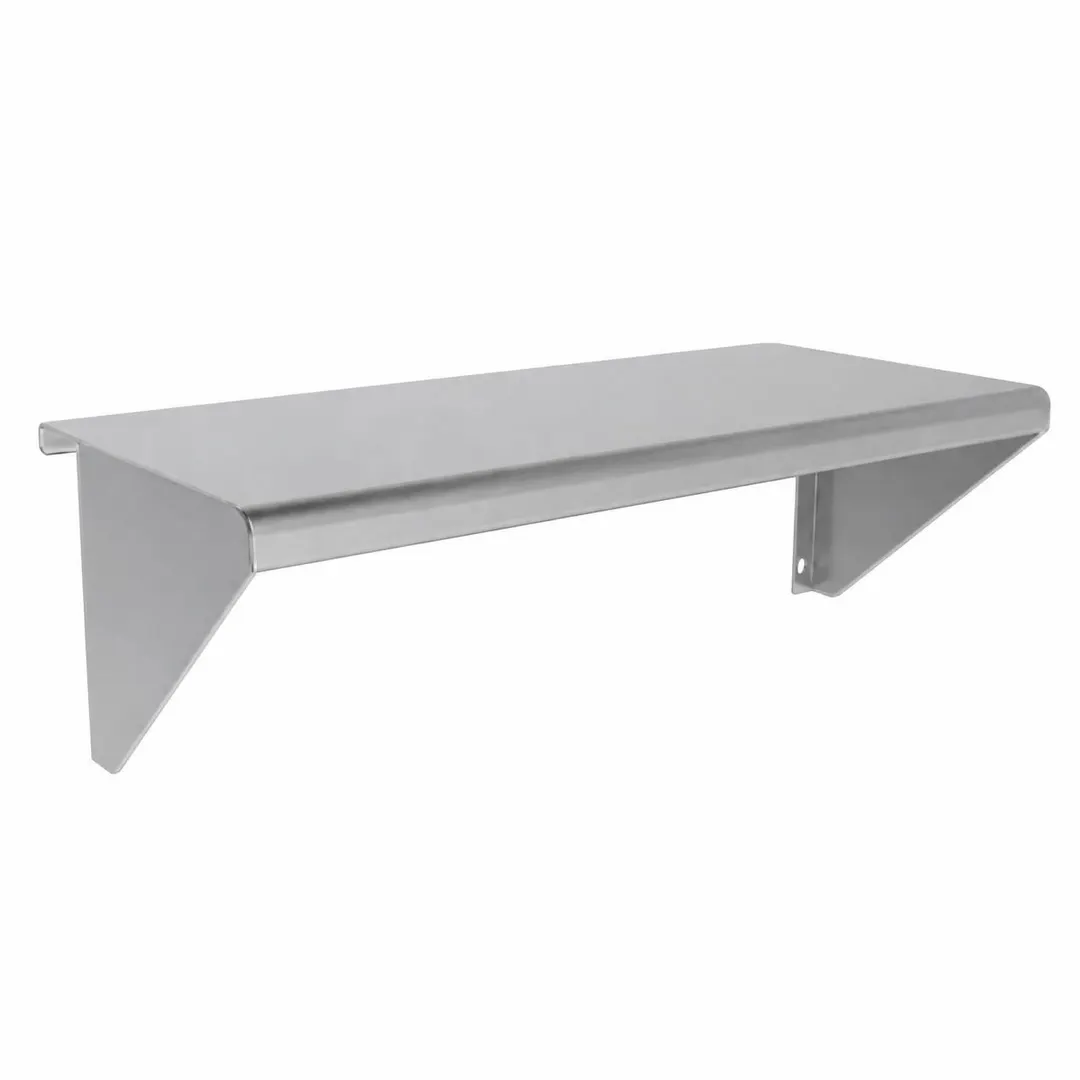 Vulcan PLTRAIL-ACB72 Plate Shelf, Plate Rail, 72" Wide x 10-5/8" Deep, Stainless Steel Finish