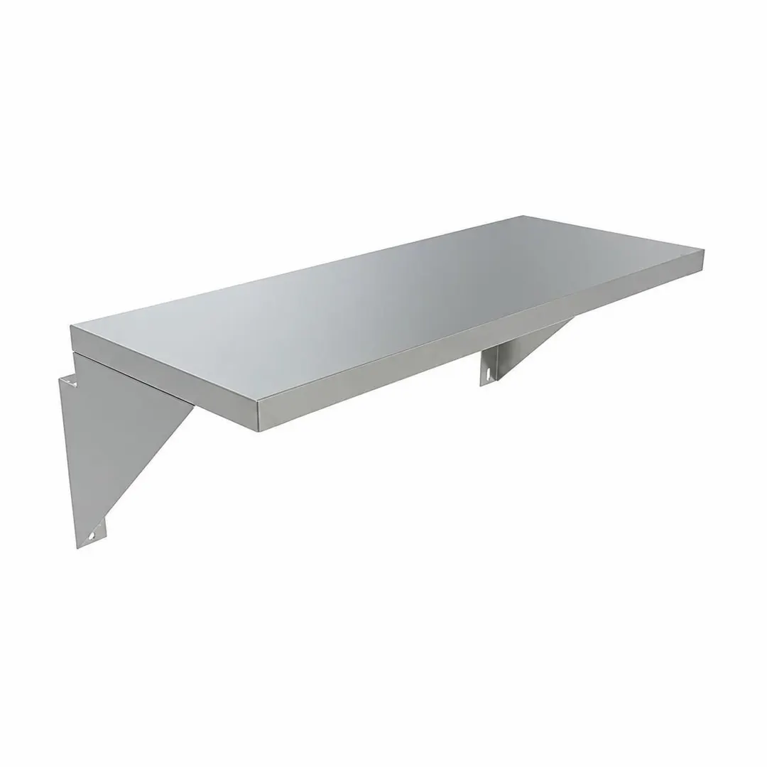 Vulcan PLTRAIL-VTEC14 Plate Shelf, Plate Rail, 14" Wide x 10" Deep, Stainless Steel Construction