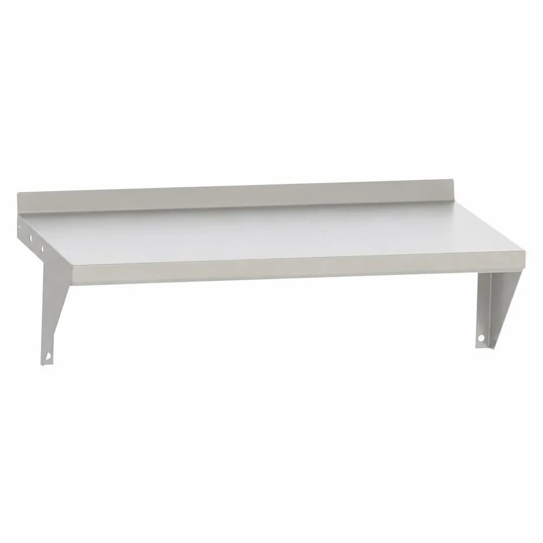Vulcan PLTRAIL-VTEC48 Plate Shelf, Plate Rail, 48" Wide x 10" Deep, Stainless Steel Construction