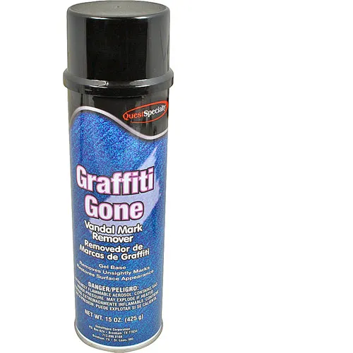 AllPoints 1431009 - 15oz Graffiti Remover Aerosol, Neutral Cleaner for Hard Surfaces, 15oz Bottle