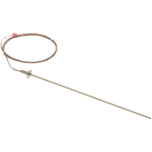 AllPoints 441246 Thermocouple Probe – 13.38" Long, Stainless Steel, 1/2" Tip, High-Temp Resistant
