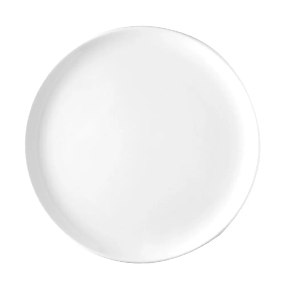 GET PP1029622736I - 11" White Melamine Reusable Plate, 10-11" Round, 1 Dozen