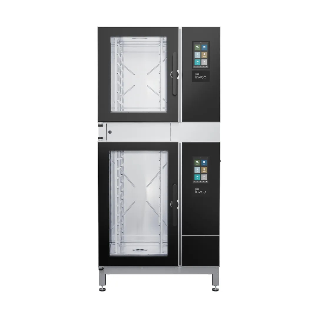 Blodgett INVOQ 61BLE/101BLE Full Size Double Electric Combi Oven Steamer w/ 12 Pan, Boilerless,