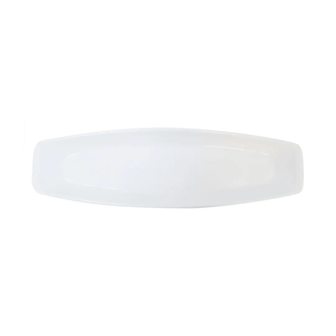 GET PA1101837812 China Compartment Tray, 17.6"W x 5"D, White, Corona Actualite, 1 Dozen