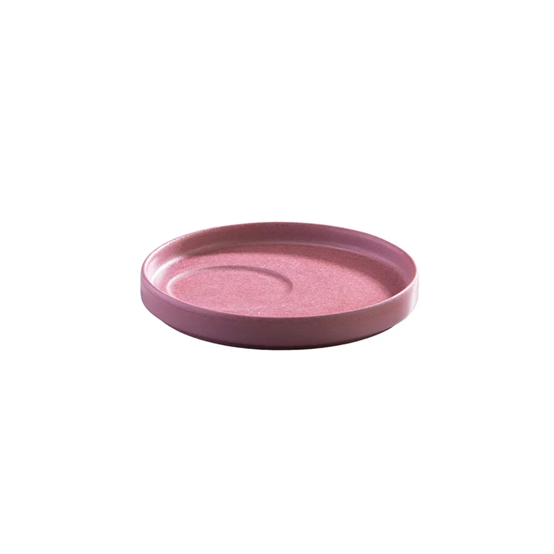 GET PA1822990412 China Tea Saucer, 6.1" Dia., Rustic Corona Ancestral Cosmos Nova Porcelain, 1 Dozen