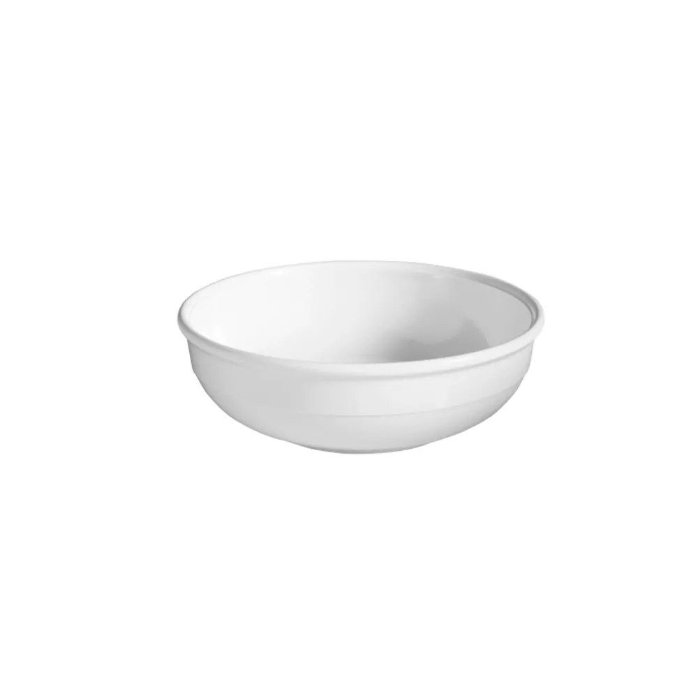 GET PP1029623272I - 15.5oz Melamine White Reusable Bowl, 1/2 Qt, Round, 1 Dozen