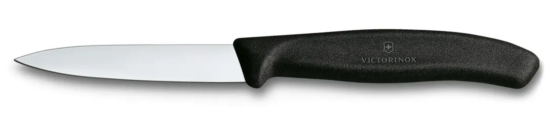 Victorinox 6.7603-X11 Paring Knife – 3.25" Black Handle, Swiss Classic 3" Blade – 1/Box