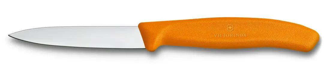Victorinox 6.7606.L119-X1 Paring Knife – 3.25" Orange Handle, Swiss Classic, 3" Blade – 1/Box