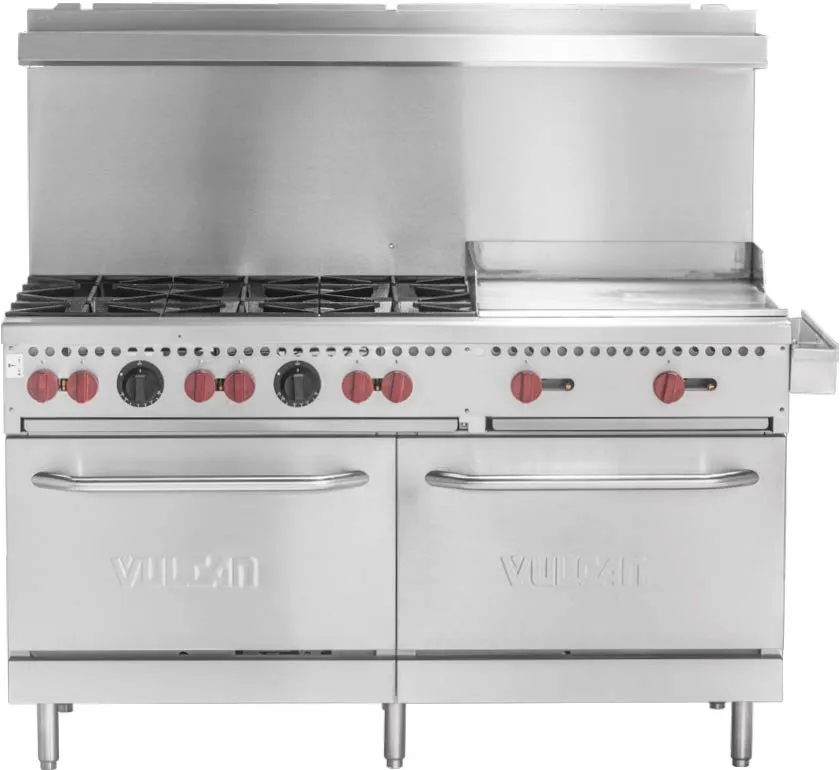 Vulcan SX60F-6B24G-QS-PLATINUM Gas 60" Restaurant Range