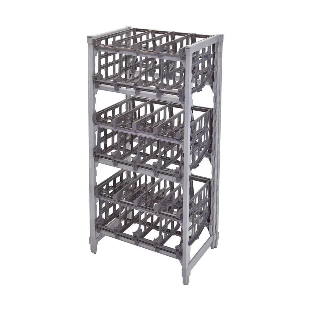 Cambro CPU243672C96480 Camshelving Premium Full Size Stationary Can Rack 96 #10 Cans Capacity