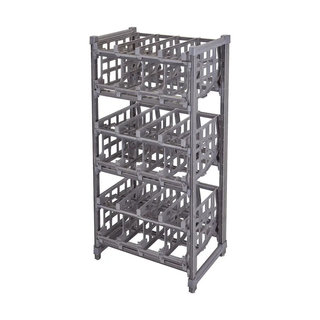 Cambro ESU243672C96580 Camshelving Elements Full Size Stationary Can Rack 96 #10 Cans Capacity