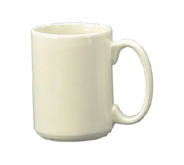 International Tableware 81015-01 - 13 oz China Mug, 3¼" Dia x 4⅜" H, Ceramic, Safe - 1 Dozen
