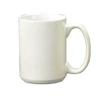 International Tableware 81015-02 - 13 oz China Mug, 3¼" Dia x 4⅜" H, Microwave Safe - 1 Dozen