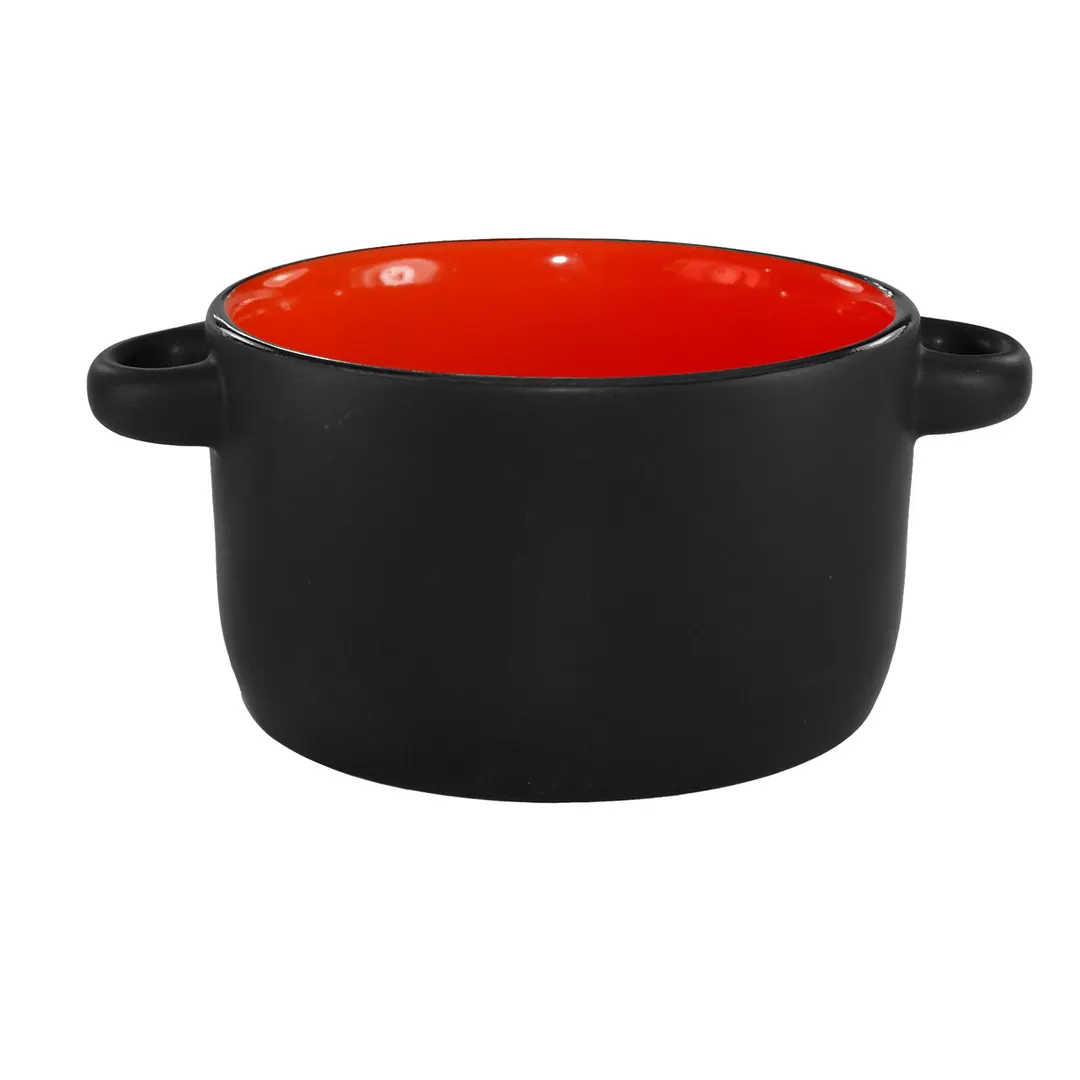 International Tableware 83567-2904/05MF-05C Bowl, 11oz, 5" dia, Black Matte, Oven Safe - 1 Dozen
