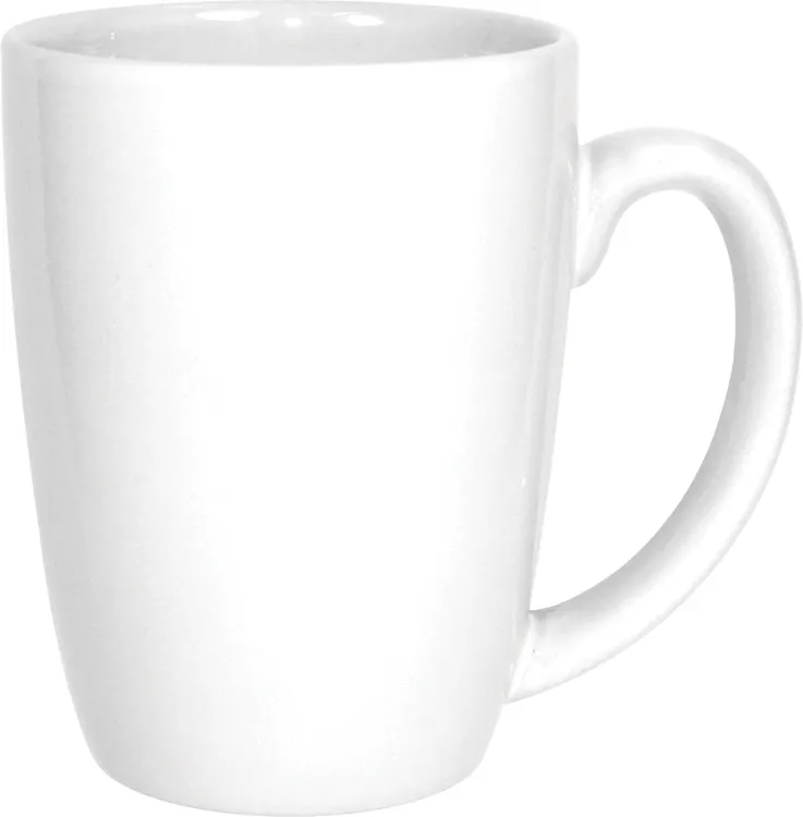 International Tableware 8481 - 12 oz China Mug, 3.25" Dia x 4.25" H, European White, 1 Dozen