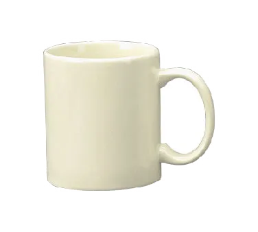 International Tableware 87168-01 China Mug, 11 oz, 3-1/4" Dia x 3-3/4" H, Ceramic, Safe - 1 Dozen