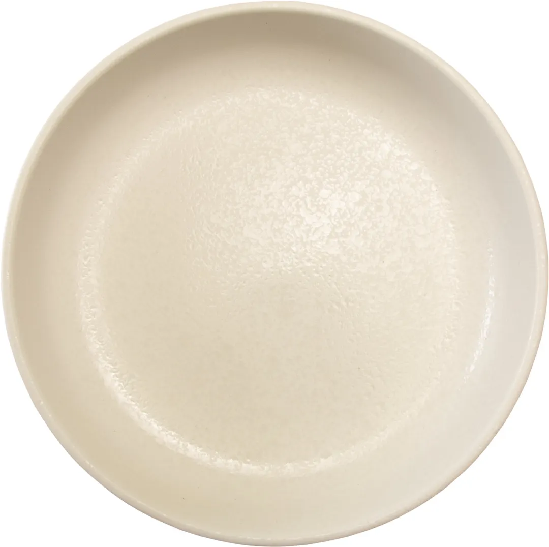 International Tableware AL-110-TW - 9" Round Stoneware China Bowl, 50 oz., Titanium White, 1 Dozen