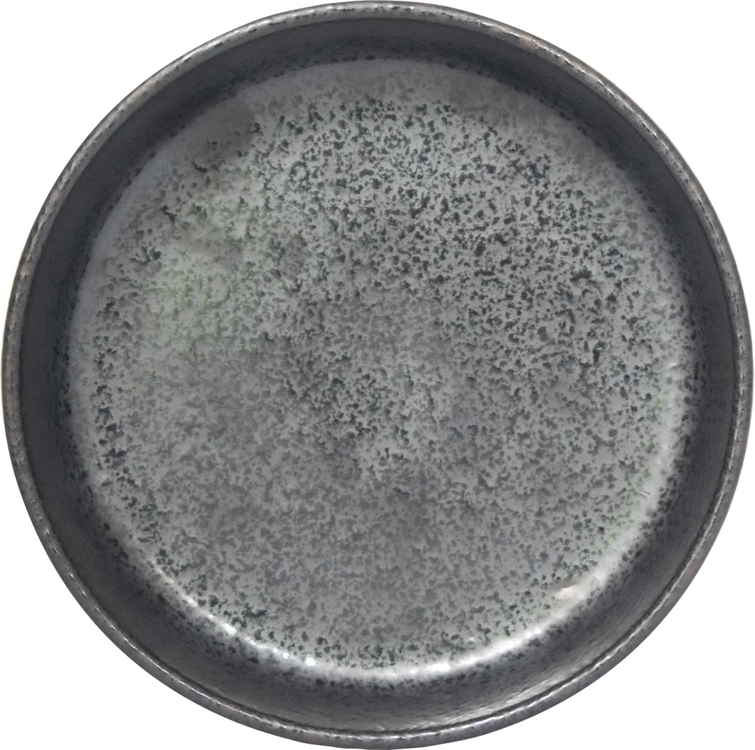 International Tableware AL-15-CS 10oz Carbon Black Vitrified Stoneware Bowl 5" Deep Round - 1 Dozen
