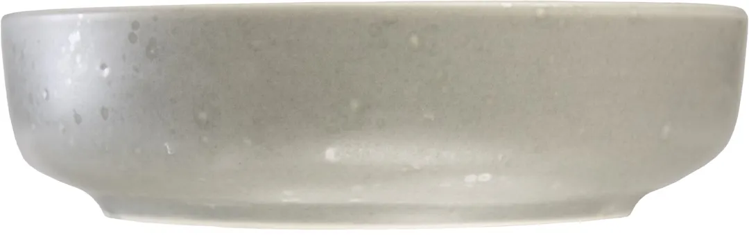 International Tableware AL-15-PS 10oz Bowl, 5-1/2" Dia., 1-1/2" H, Palladium Silver Glaze - 1 Dozen