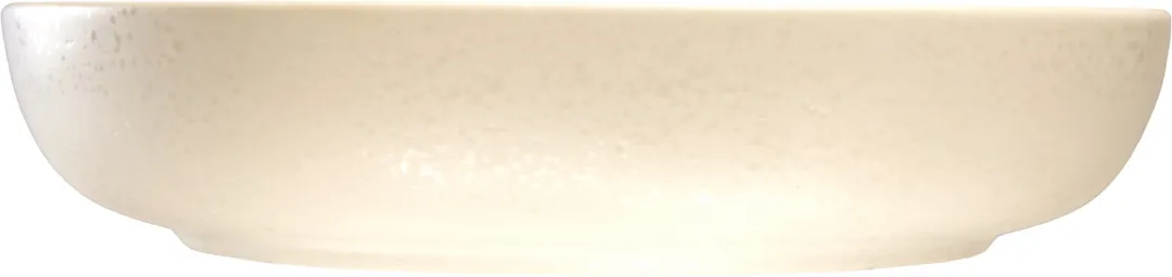 International Tableware AL-18-TW 25 oz Bowl, 8" Dia x 1-5/8" H, White Reactive Glaze - 1 Dozen
