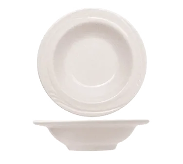 International Tableware AM-10 9oz Grapefruit Bowl, 6.25" Dia, Porcelain, Bright White - 1 Dozen