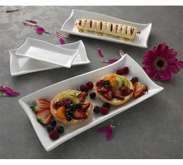 International Tableware AS-222 - 6" x 6" x 2.6" 22 oz White Bowl, Dishwasher Safe - 1 Dozen