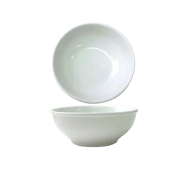 International Tableware BL-18 - Nappie Oatmeal Bowl, 19 Oz, 6" Dia, White Porcelain, Safe - 1 Dozen