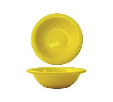International Tableware CA-10-Y - 13oz Grapefruit Bowl, 6-5/8" Dia, 1-3/4" H, Yellow, 1 Dozen