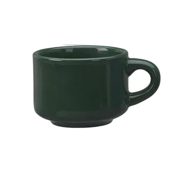 International Tableware CA-23-G - 7 oz Cancun™ Ceramic Cup 3¼" Dia x 2½" H Microwave Safe - 1 Dozen