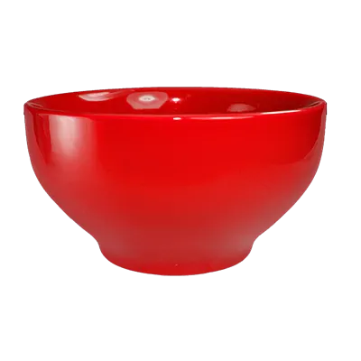 International Tableware CA-43-CR - 16 oz Red Ceramic Bowl 5" Dia x 2.5" H, Microwave Safe - 1 Dozen