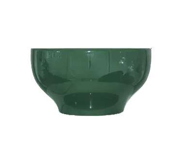 International Tableware CA-43-G 16oz Green Bowl, 5" Dia. Ceramic, Footed, Microwave Safe – 1 Dozen