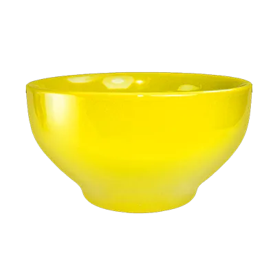 International Tableware CA-43-Y 16oz Yellow Ceramic Bowl, 5" Dia, 2-1/2" H, Microwave Safe - 1 Dozen