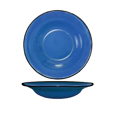 International Tableware CF-3 10oz Ocean Blue Bowl, 8-7/8" Dia. 1-5/8" H, Ceramic, Safe - 1 Dozen