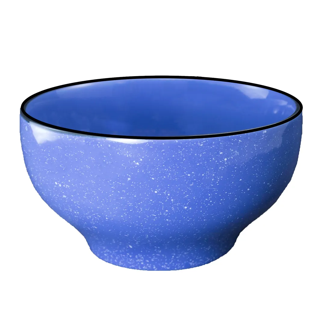 International Tableware CF-44 - 44 oz 7" Dia Round Ceramic Bowl Blue, Microwave Safe - 1 Dozen