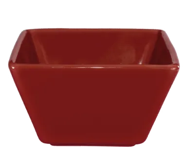 International Tableware EL-11-RH - 7.5 oz Bowl, 3.63" x 3.63" x 2.25" Porcelain, Safe - 1 Dozen