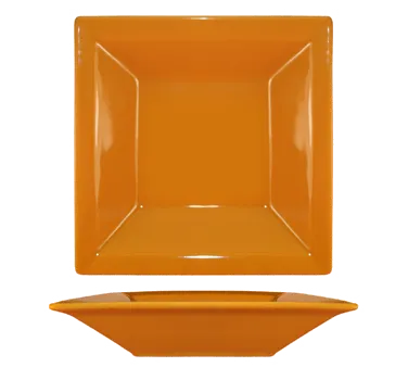 International Tableware EL-12-BN - 13oz Square Pasta Bowl, 7" Porcelain, Microwave Safe, 1 Dozen