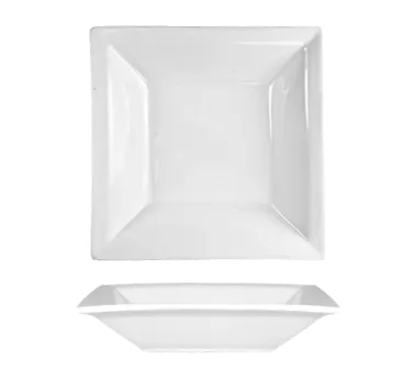 International Tableware EL-12 - 13oz Pasta Bowl, Bright White Porcelain, 7" Lead‑Free, Safe - 1 Dozen