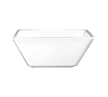 International Tableware EL-15 - 15oz Square Porcelain Bowl, Bright White, 1 Dozen