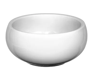 International Tableware FA-421 16oz White Porcelain Bowl, 5" Dia, 2-1/4" H, Dishwasher Safe - 1 Dozen