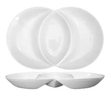 International Tableware FA2-12 China Compartment Plate/Platter
