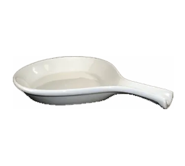 International Tableware FPS12-AW - 12 oz White Ceramic Fry Pan, 7½" Dia x 1⅛" H, Oven Safe - 1 Dozen