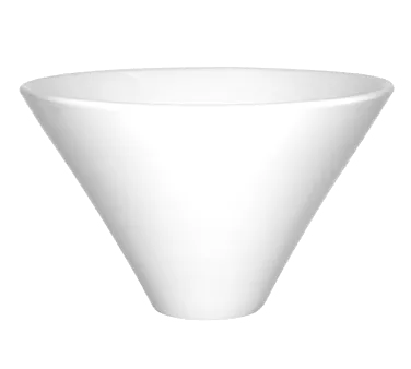 International Tableware KO-6 - 24 oz Porcelain Bowl, 6½" Dia x 3⅞" H, White, Microwave Safe - 1 Dozen