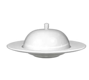International Tableware LD-1100 - 11" Round Porcelain Bowl, 11 Oz, White, Microwave Safe - 1 Dozen