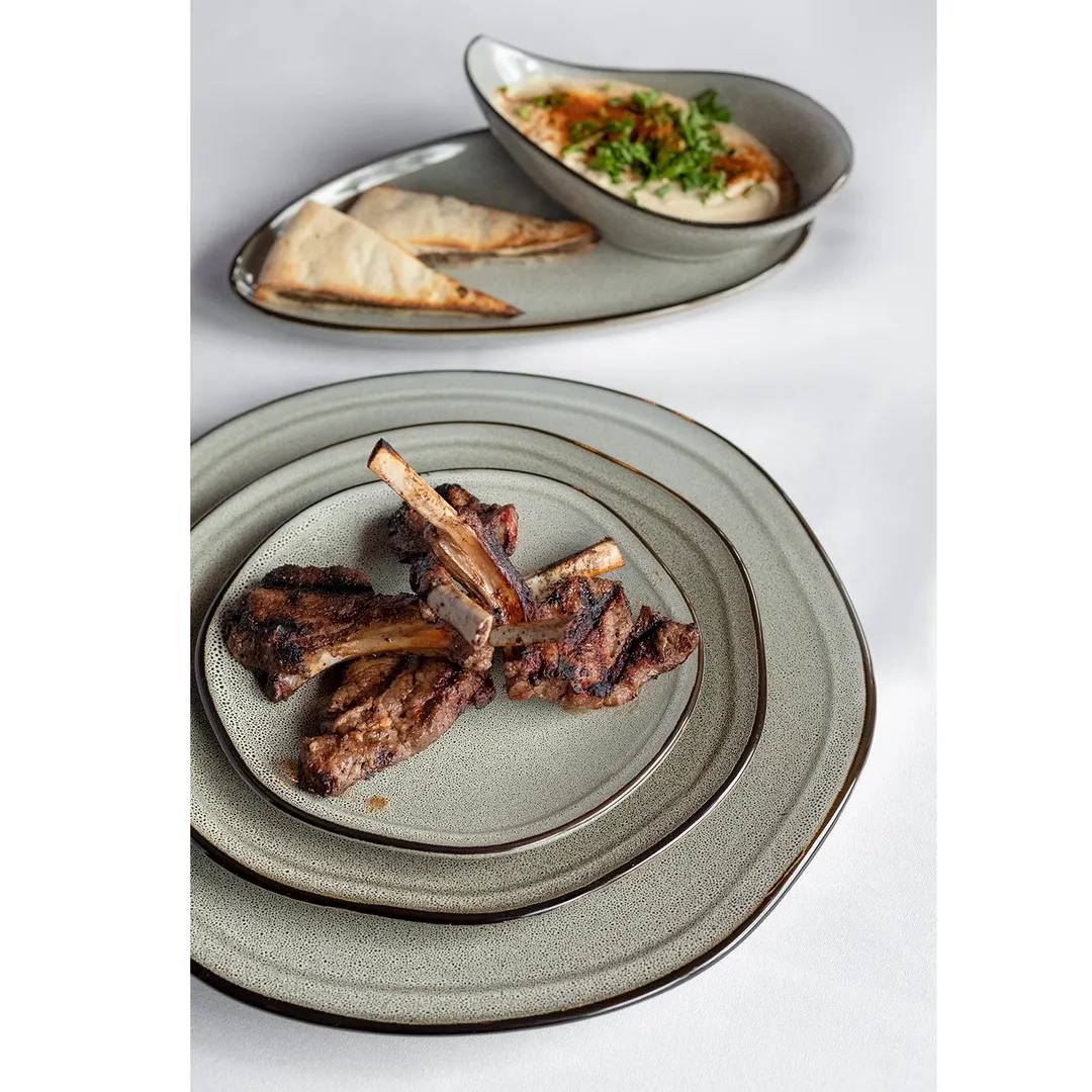 International Tableware LU-120-AS - 48 oz Pasta Bowl, 10" Dia x 2" H, Luna Glaze, Safe - 1 Dozen