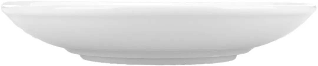 International Tableware MZ-36 - Round 4.5" Porcelain White Saucer, Dishwasher Safe - 1 Dozen