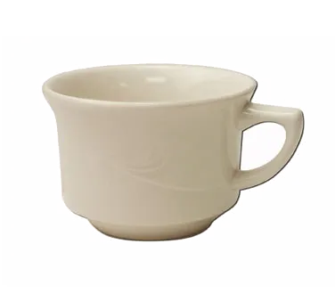 International Tableware NP-23 – 7.5 oz Ceramic Cup, 3‑5/8" Dia x 2‑1/2" H, Microwave Safe - 1 Dozen