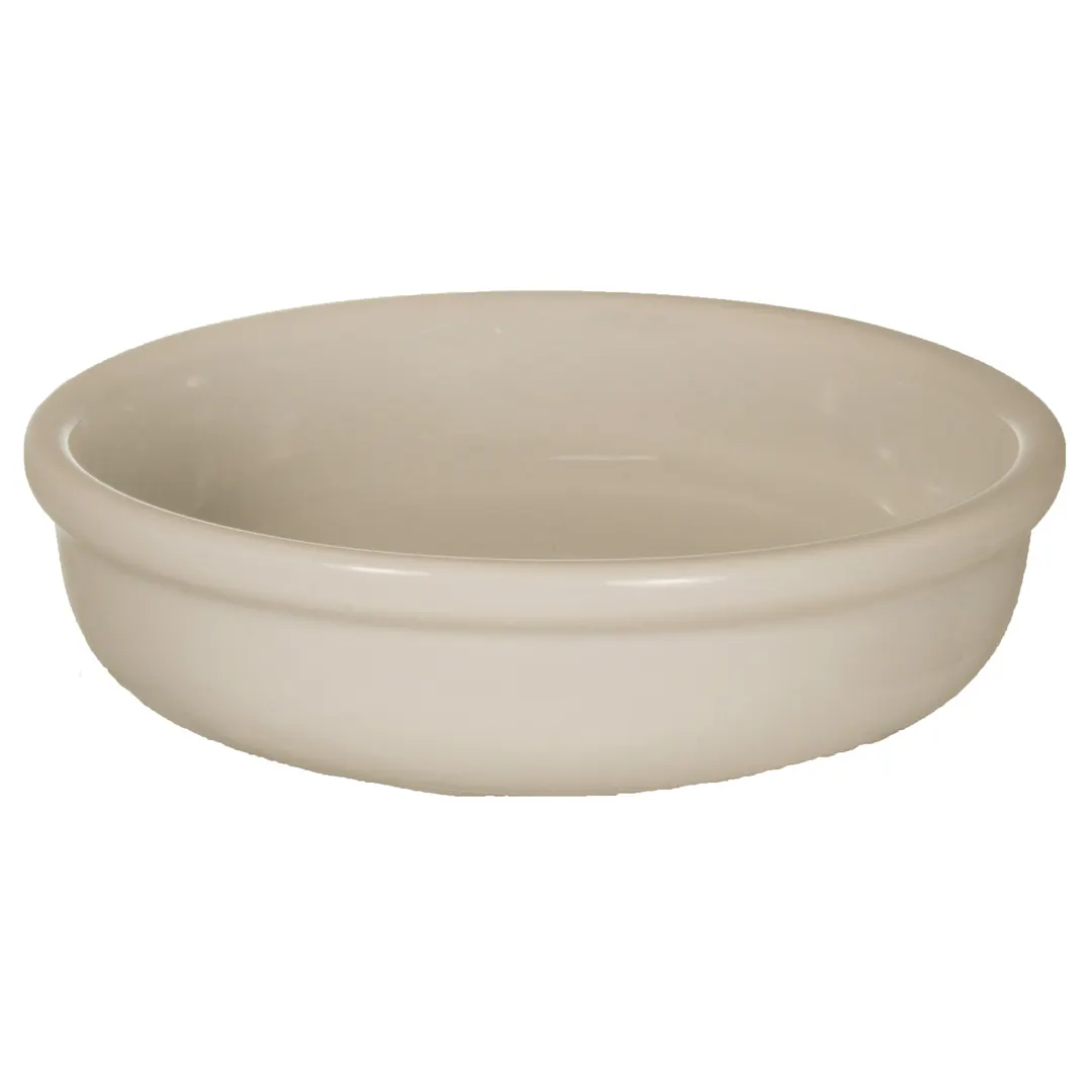 International Tableware OB-55-AW - 8oz Cream Brulee Ramekin, 5.125" Dia, 1.375" H, White, 1 Dozen